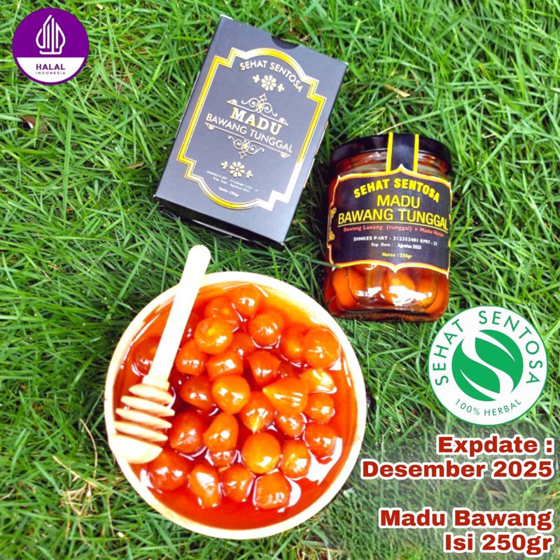 

Madu Bawang Tunggal Sehat Sentosa 250gr - Madu Bawang Lanang - Madu Bawang Putih - Garlic Honey