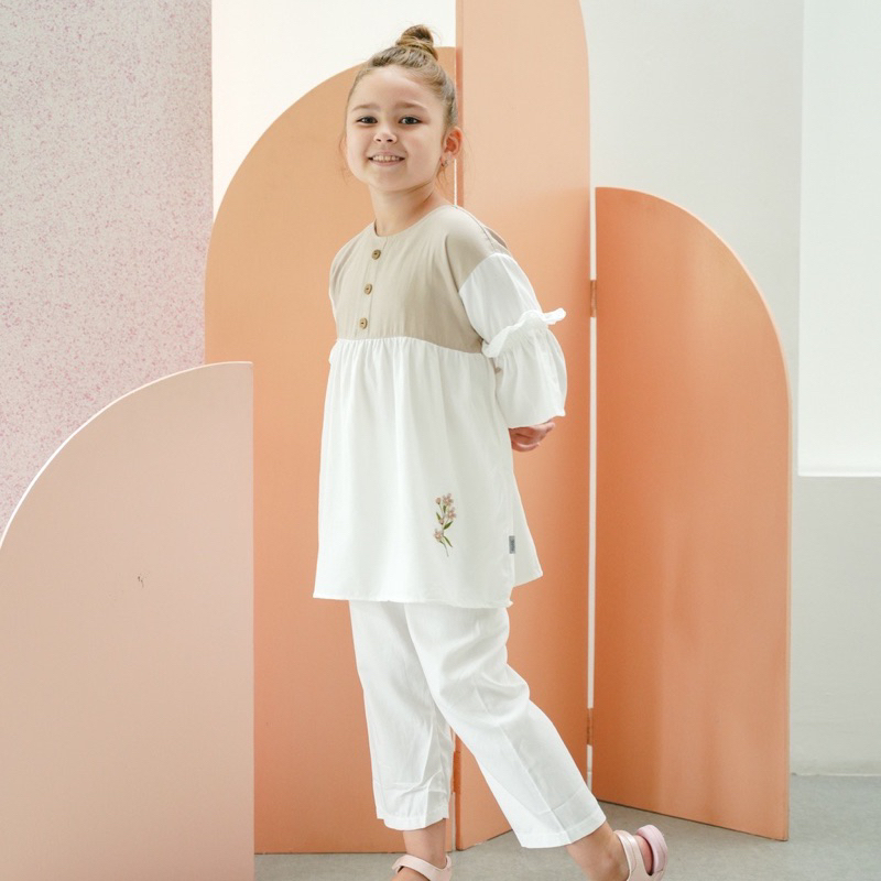 Mooi Setelan Anak Perempuan Tisha Tunik Set / Setelan Anak / Tunik Anak - MOOI IED SERIES