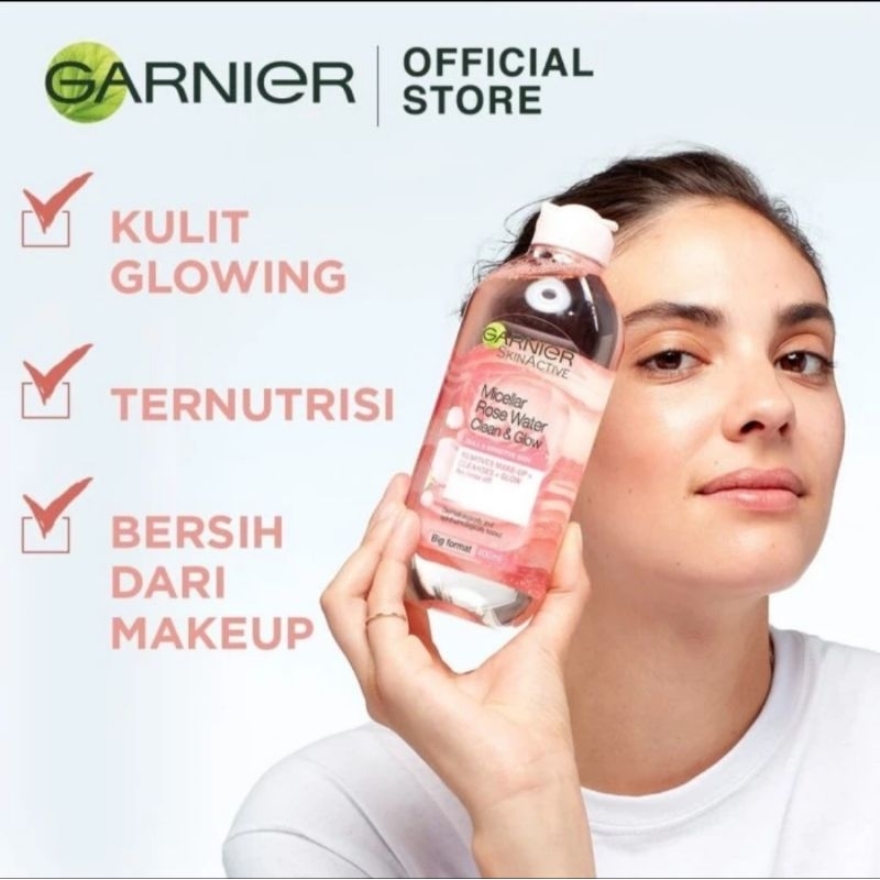 Micellar Water Garnier Rose Water - Pembersih Make Up