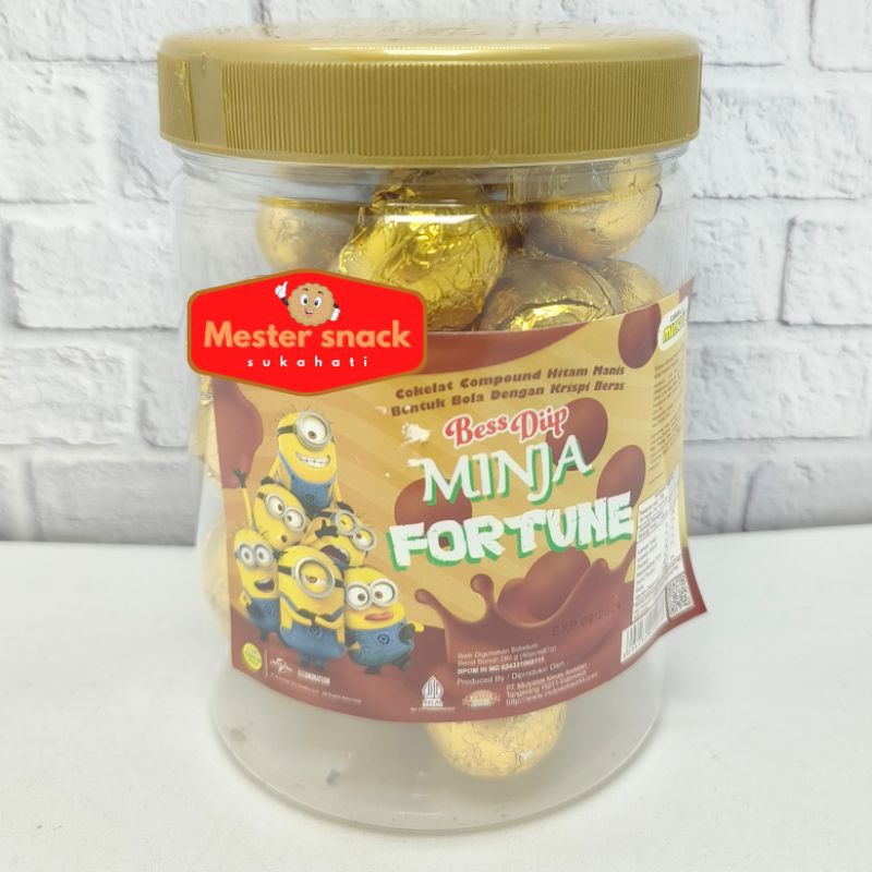 Ninja Fortune Choco Ball Minion | Coklat Coin | Coklat Dollar | Coklat Dollar Toples | kue lebaran coklat | coklat kiloan | coklat lebaran