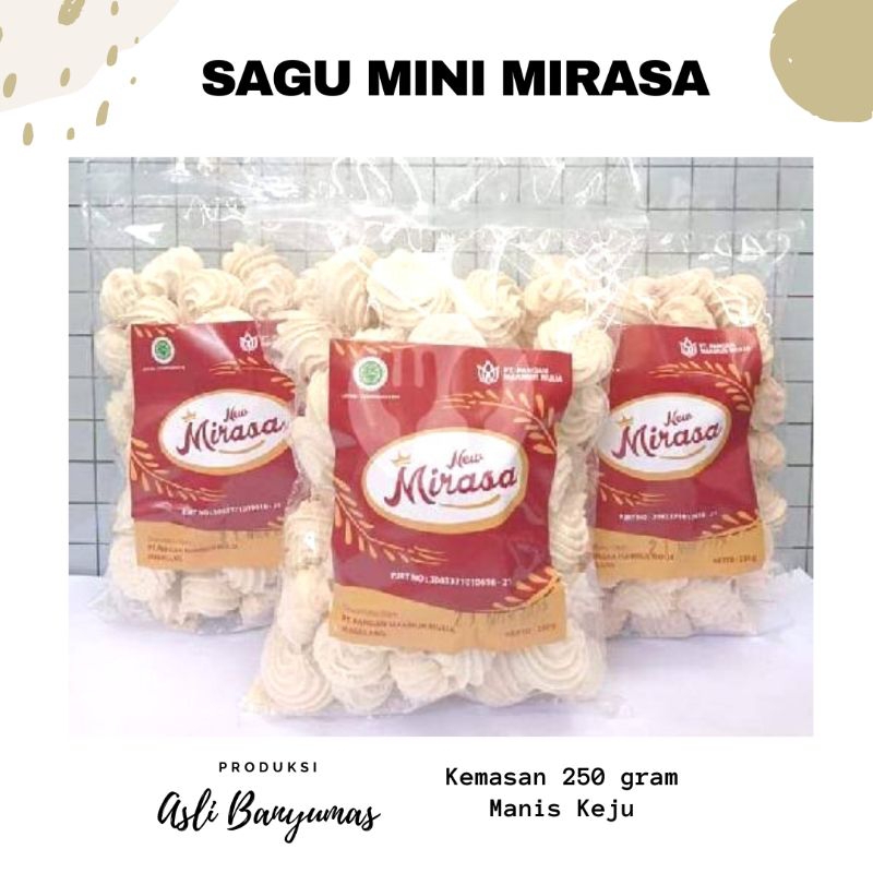 

SAGU MINI MIRASA 250gr | KHAS BANYUMAS | HARGA TERJANGKAU | FREE GIFT MIN BELANJA 50K (all item)