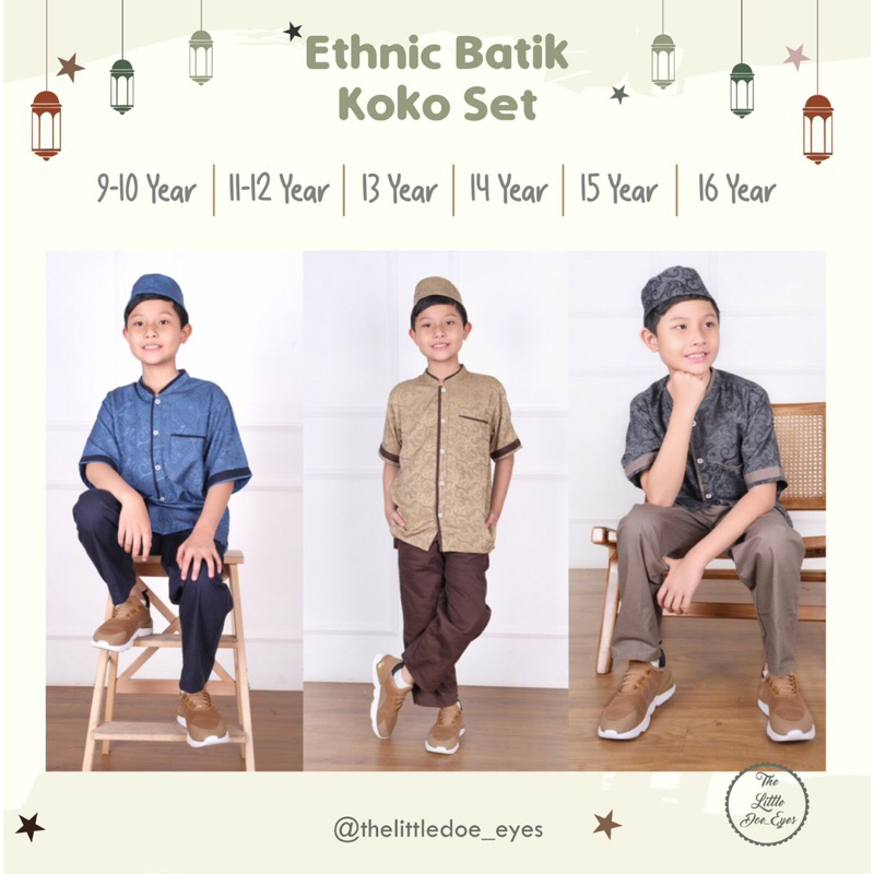 Ethnic Batik Koko Set