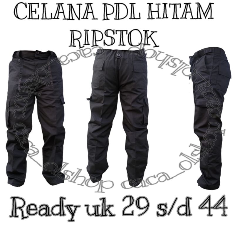 CELANA PDL HITAM COKLAT RIPSTOK BRIMOB LAPANGAN CARGO LATIHAN HIKING GUNUNG OUTDOOR KARGO