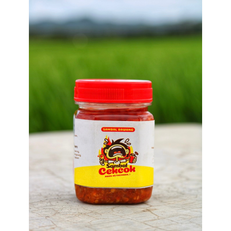 

Sambal Cekcok - Sambal Bawang kemasan Botol 150 gram. Awas Ketagihan