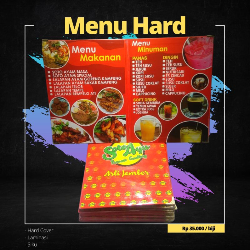 

Buku Menu Hard Cover