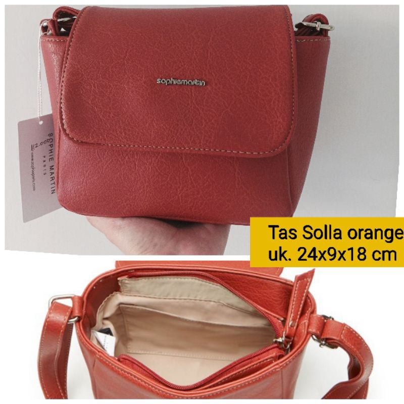 Tas Solla Orange Sophie Martin Paris