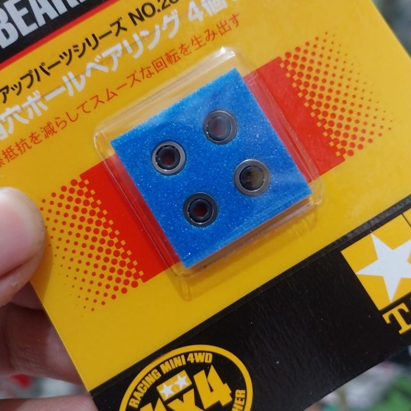 TAMIYA 15287 HEX HOLE BALL BEARING SET (4PCS)BEARING RODA TAMIYA