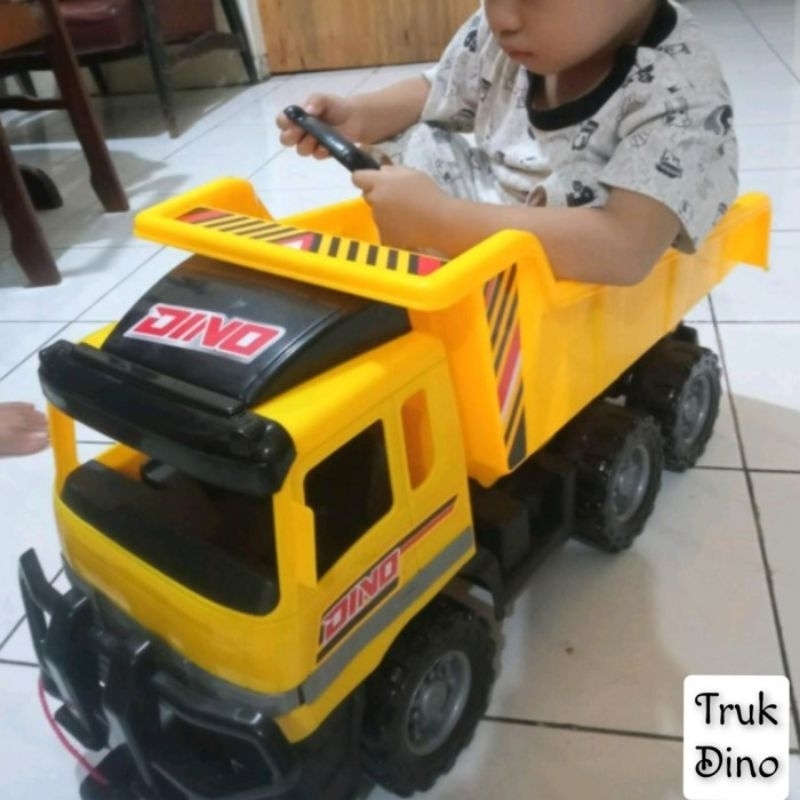 Mainan Mobil Truk Dump Tambang Super Jumbo - Mobilan Truck Pasir Besar Anak Laki Cowok