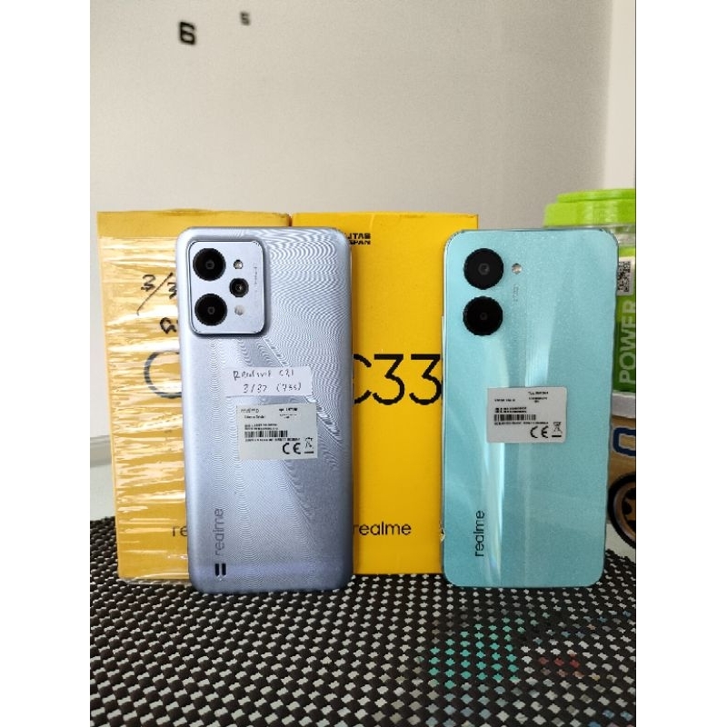 REALME C31 3/32 DAN REALME C33 3/32 SECOND BERGARANSI