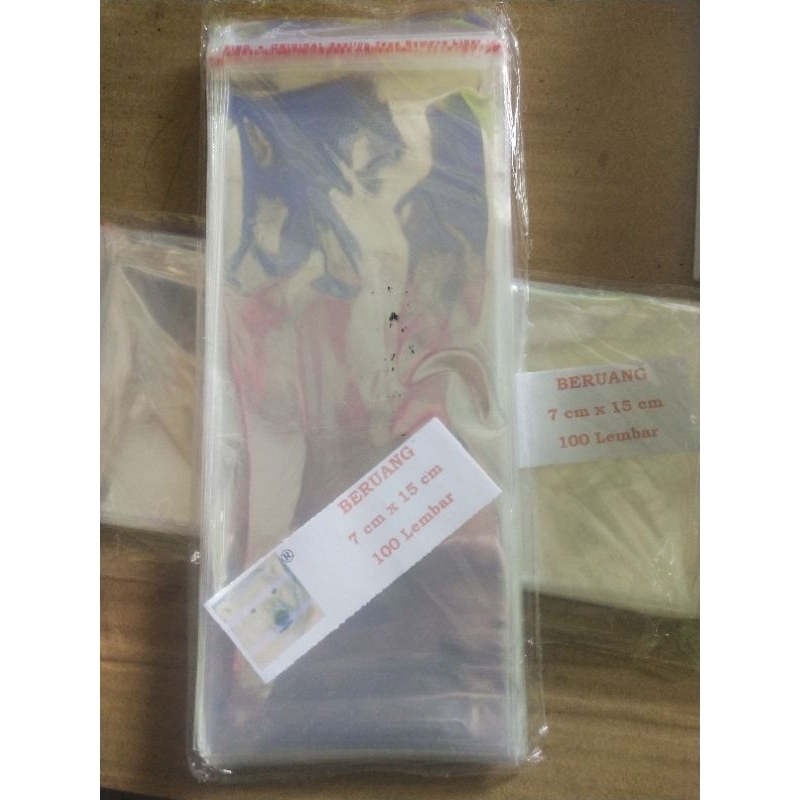 Plastik OPP 7x15