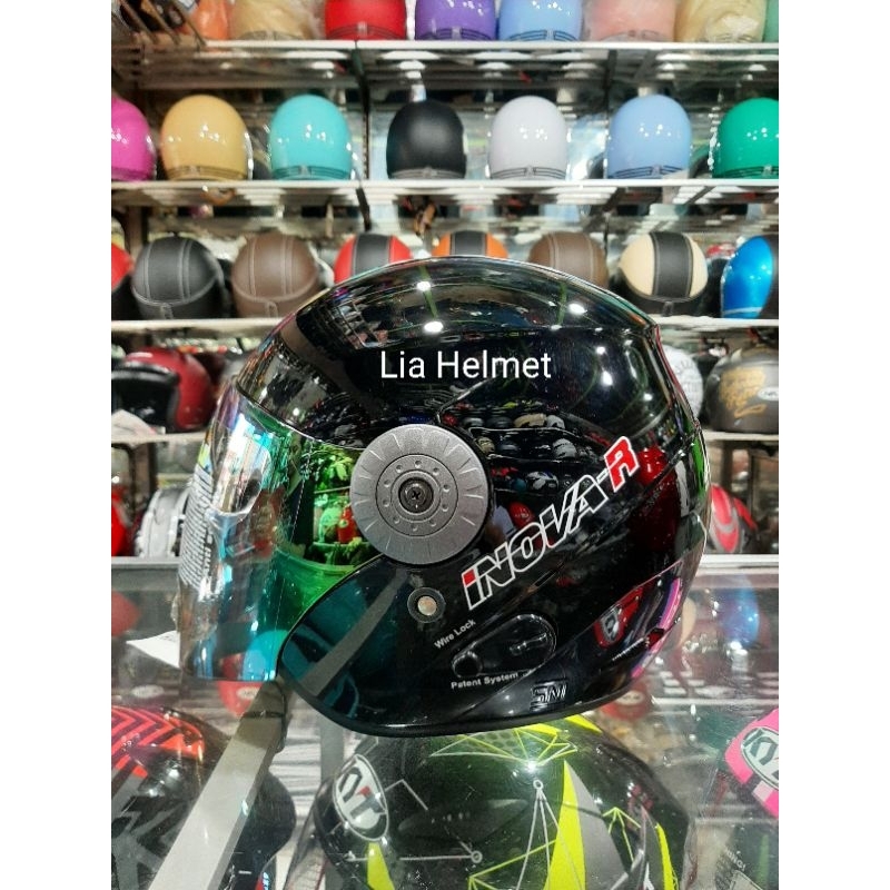 helm dewasa BMC inova R polos hitam / helm half face bmc inova r hitam / bmc inova R original