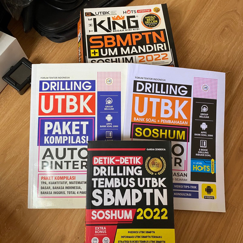 PRELOVED THE KING SBMPTN SOSHUM 2022 + DRILLING UTBK 3 PCS