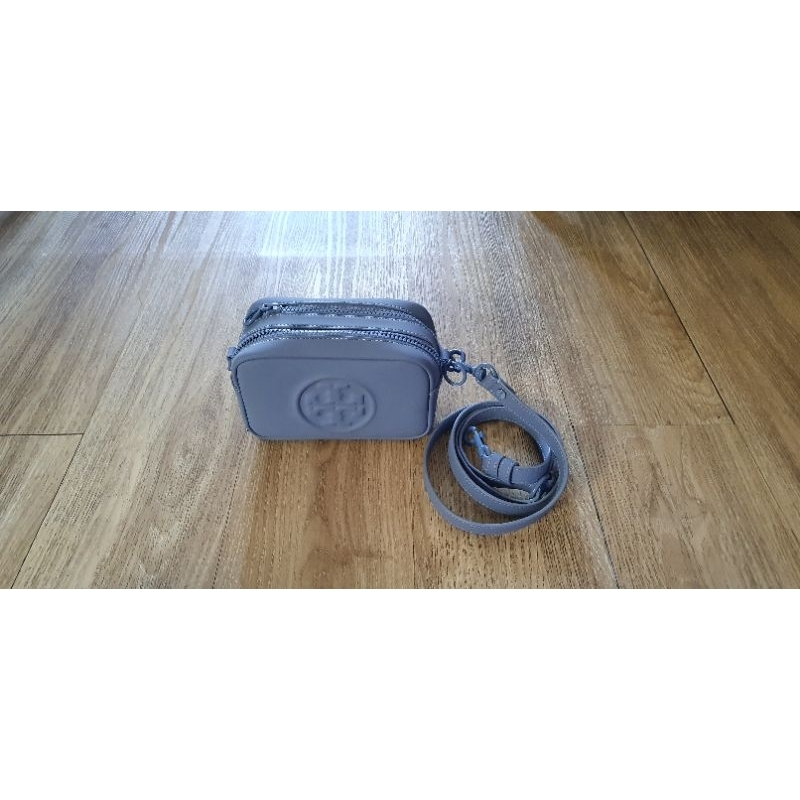 Preloved Tory Burch Perry Bombe Mini Bag Bluewood