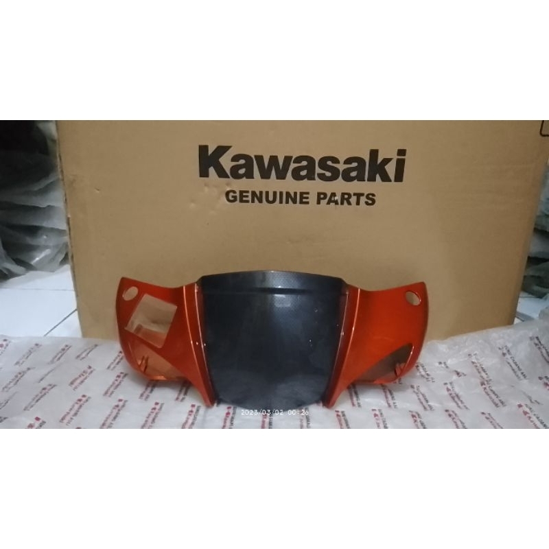 Batok depan zx 130 orange-carbon