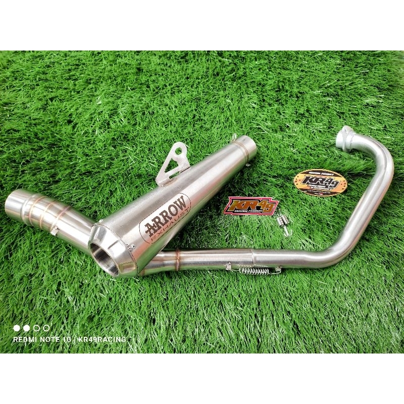 Mikhaeladsport Knalpot Racing Arrow Cbr 150R Cb150R Vixion Fu Mx R15V3/V4 R15V2 Tiger Verza Bison