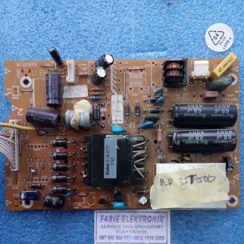 PSU Power Supply TV LED Polytron PLD32T100 PLD32D100 PLD32T1500 PLD32D1500