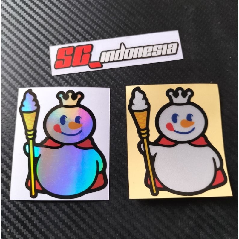 STIKER VIRAL ICE CREAM MIXUE