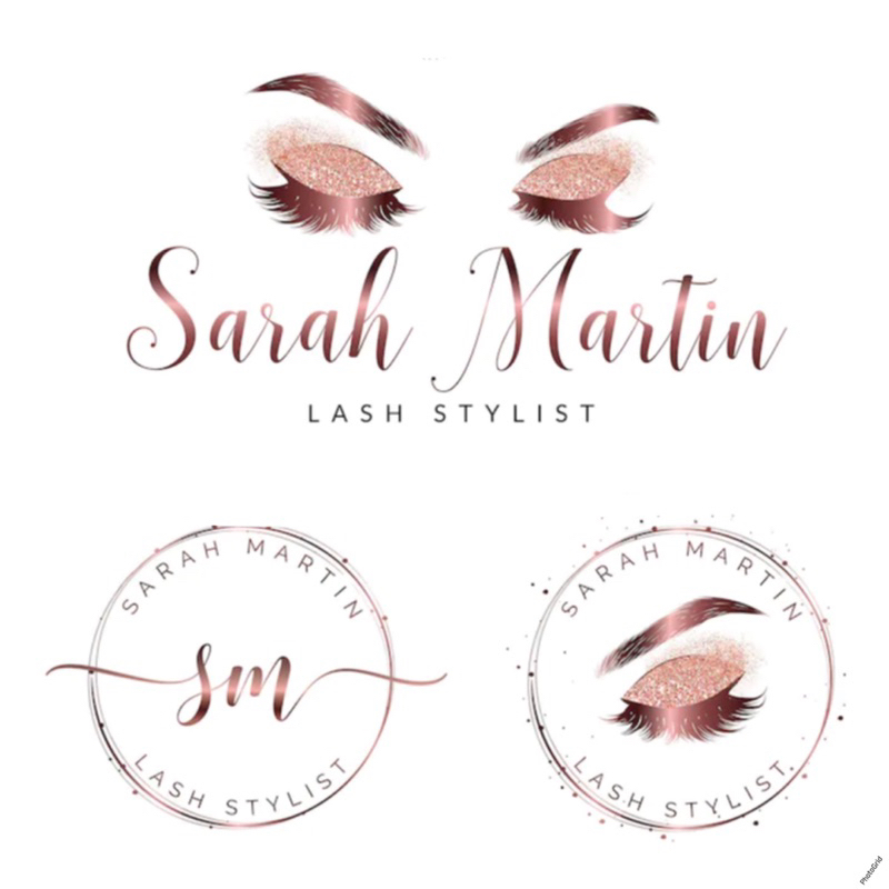 (DRAN SARRAHH EYELASH) JASA BIKIN DESAIN LOGO OLSHOP BISNIS MURAH SIMPLE DESIGN LOGO ELEGAN
