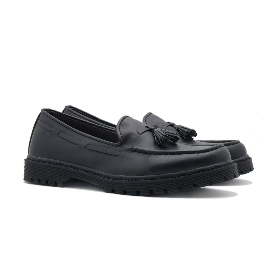 Sepatu Loafer Pria Kulit Formal Docmart Kasual Original - Albern