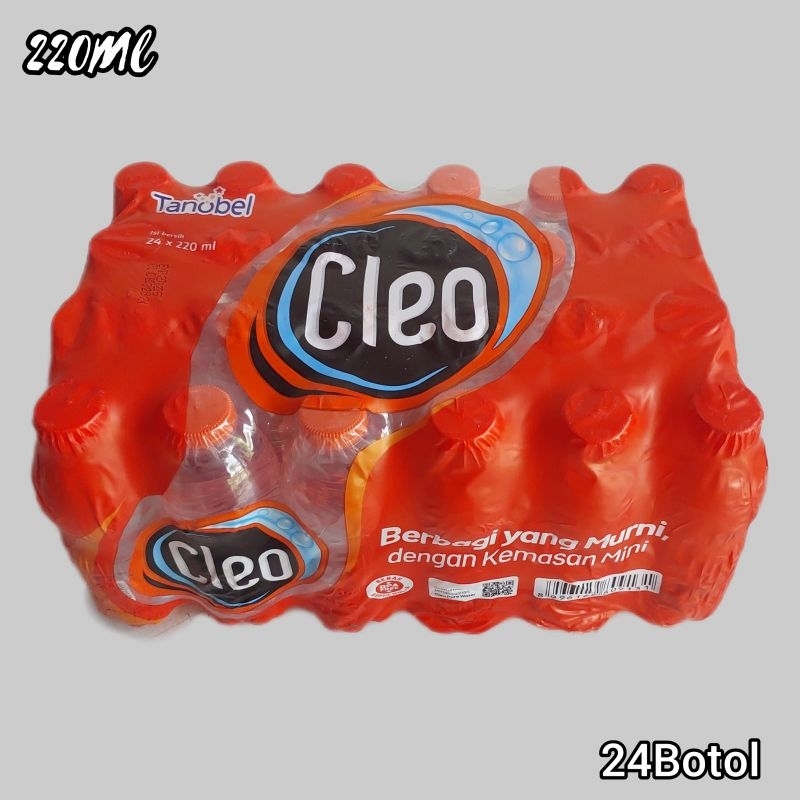 

Minuman Cleo 24 Botol Mineral Water Sekerat 220ml Grosir