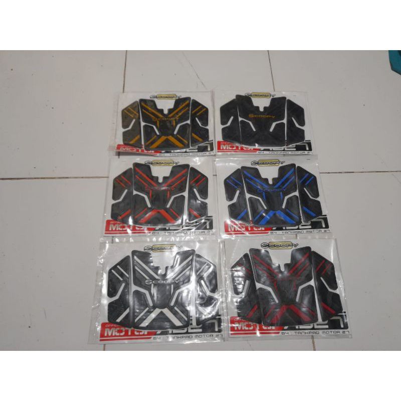 Stiker deckpad rubber premium Honda Scoopy 2020 2021 2022