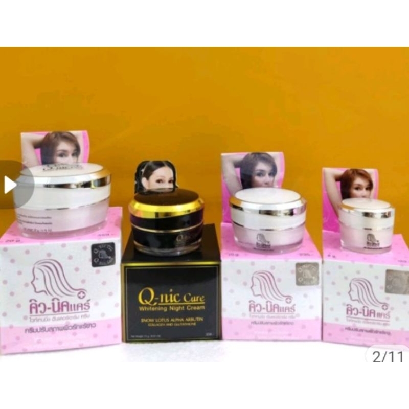 Qnic Care Underarm Cream Pemutih Ketiak / Selangkangan/Siku Thailand Original qnicare underm