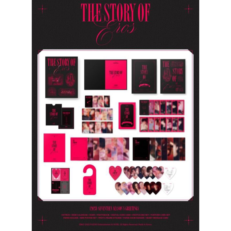 Seventeeen Season's Greetings 2023 scoups jeonghan joshua jun seungkwan dino sg23