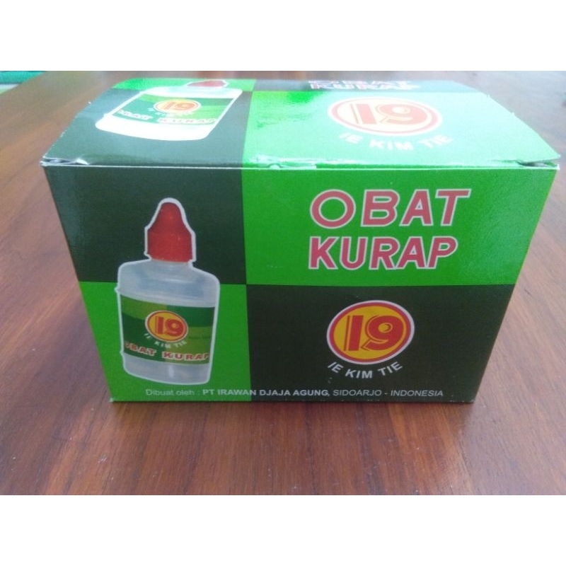 EXP 2025 Obat Kurap Cair Cap 19 Ie Kim Tie obat untuk panu kadas kurap (BOX)