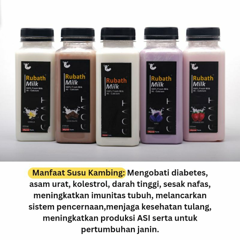 

Susu Kambing Murni Original - Rubath Milk Goat 250 ml (Minuman Kesehatan)