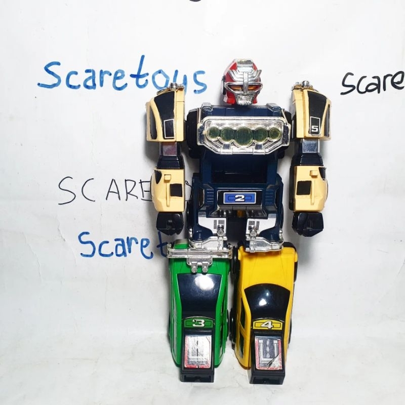 Pradera rv robo sentai carranger Power Rangers Turbo Megazord Zord
