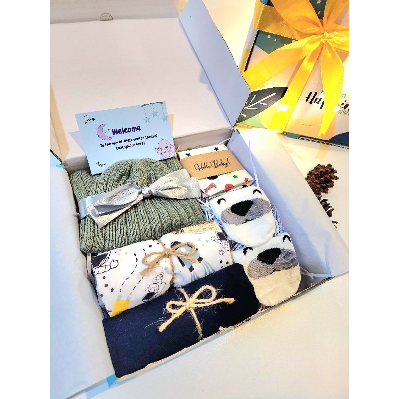 Kado bayi|hampers bayi|parcel bayi|baby gift set|kado lahiran bayi laki laki set jumper boy baby leon