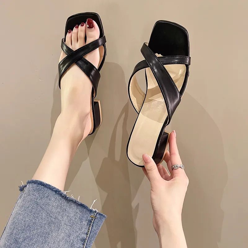 Big Sale Sandal Heels Wanita Hak Tahu 3 Cm NS01