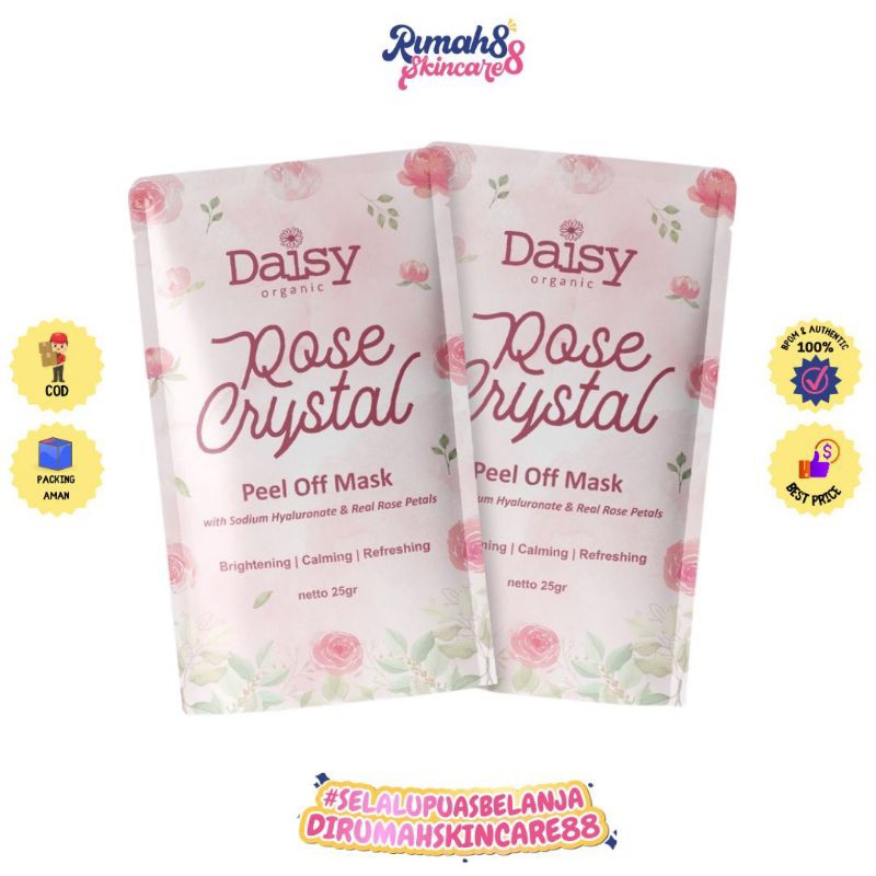 DAISY Organic Rose Crystal Peel Off Mask