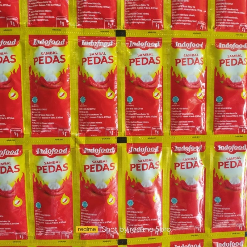 Saos Indofood Sachet Pedas