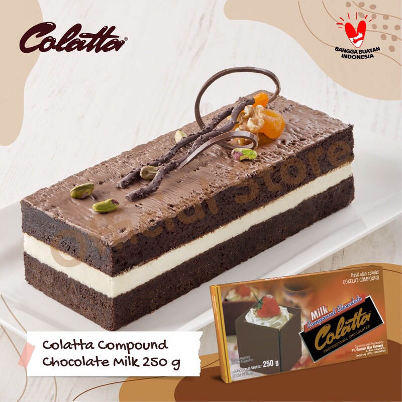 COLATTA Compound MILK 250gr - Collata Coklat Batang