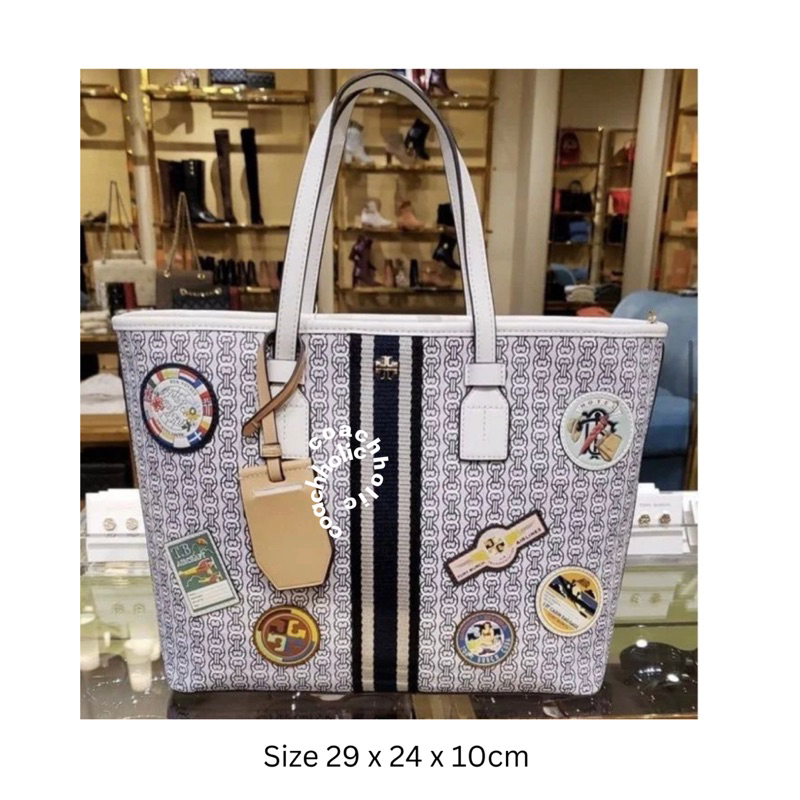 tory burch gemini patch sticker
