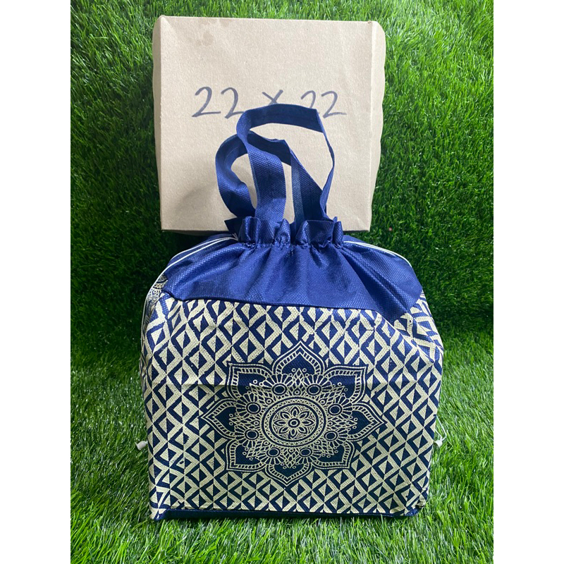 HARGA LUSIN ISI 12 BIJI• TAS HAJATAN SERUT SIZE 22x22 TEBAL 50 GSM MURNI BUKAN ABAL ABAL BATIK TENGAH