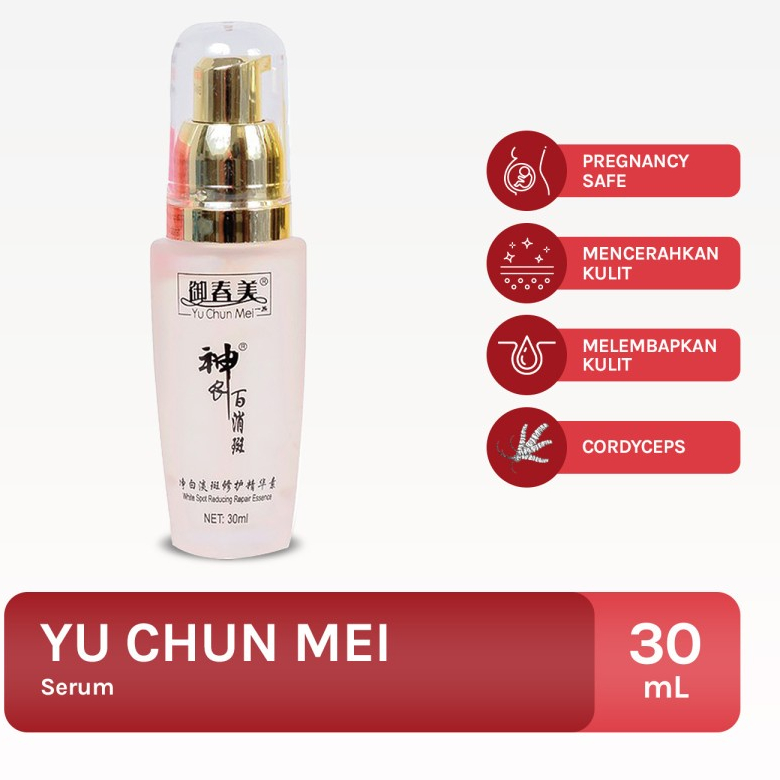 ORIGINAL BPOM -  YU CHUN MEI CORDYCEPS CREAM SIANG MALAM - FACIAL WASH YUCHUNMEI - SERUM YUCHUNMEI