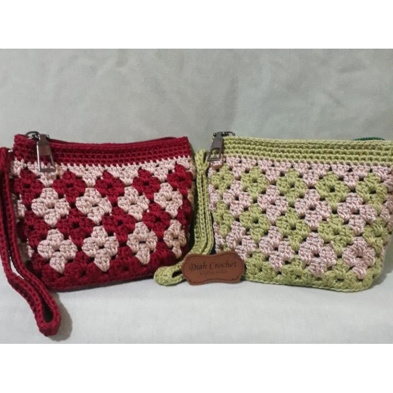 dompet koin rajut dompet koin gembul dompet koin rajut cantik dompet koin gemoy