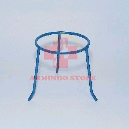 Tripod Kaki 3 | Penyangga Bunsen Laboratorium