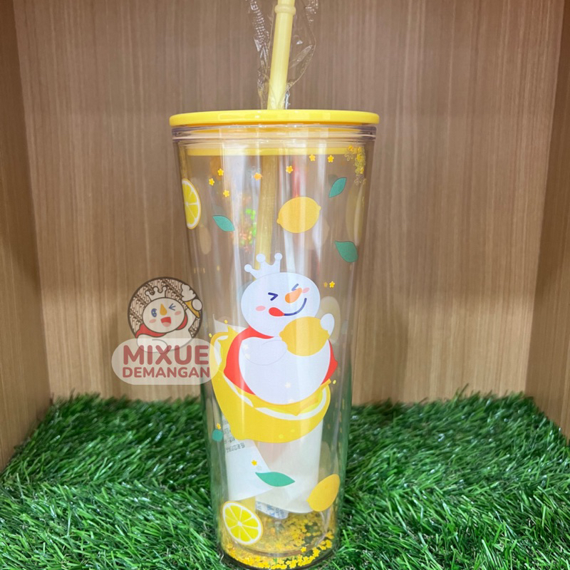 Tumbler Mixue Snowking Lemon