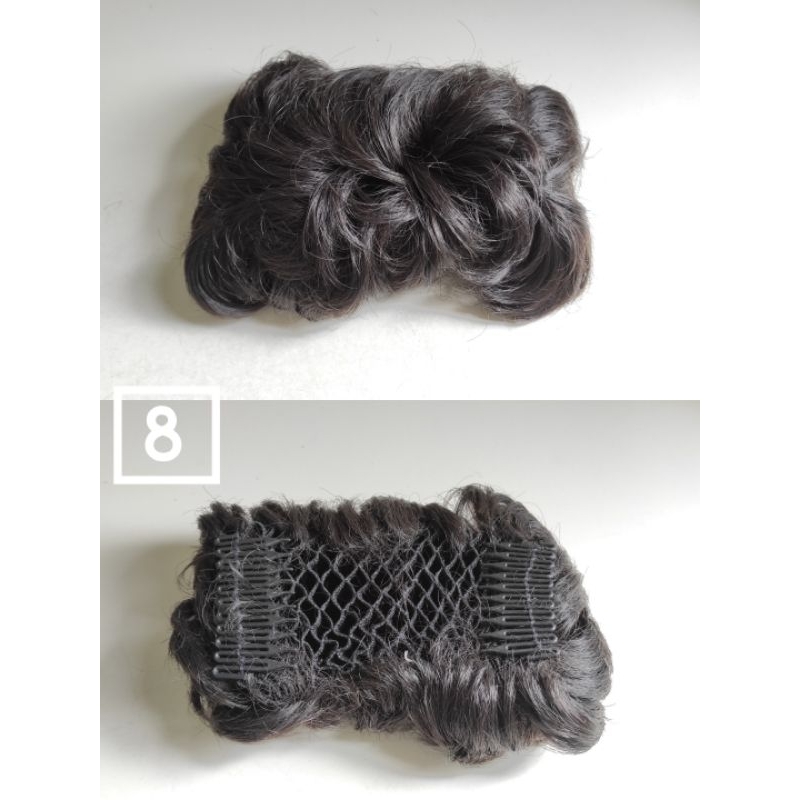 Wig sirkam rambut palsu (8), preloved