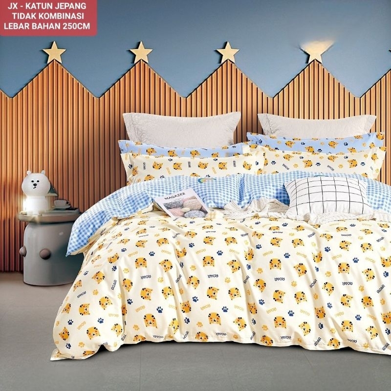 TOKO JAYATEX KAIN SPREI BAHAN KATUN JEPANG FULL KATUN ADEM METERAN