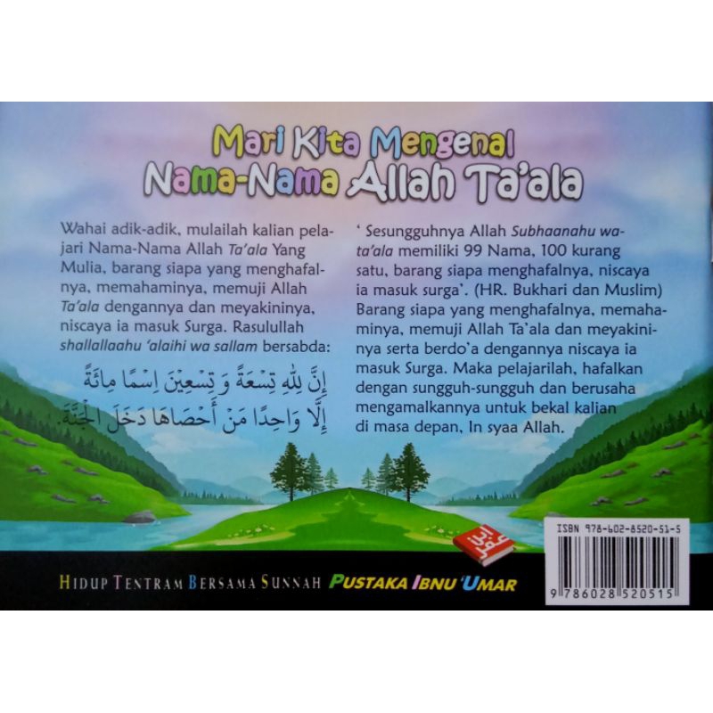 Buku Anak Mari Kita Mengenal Nama-Nama Allah