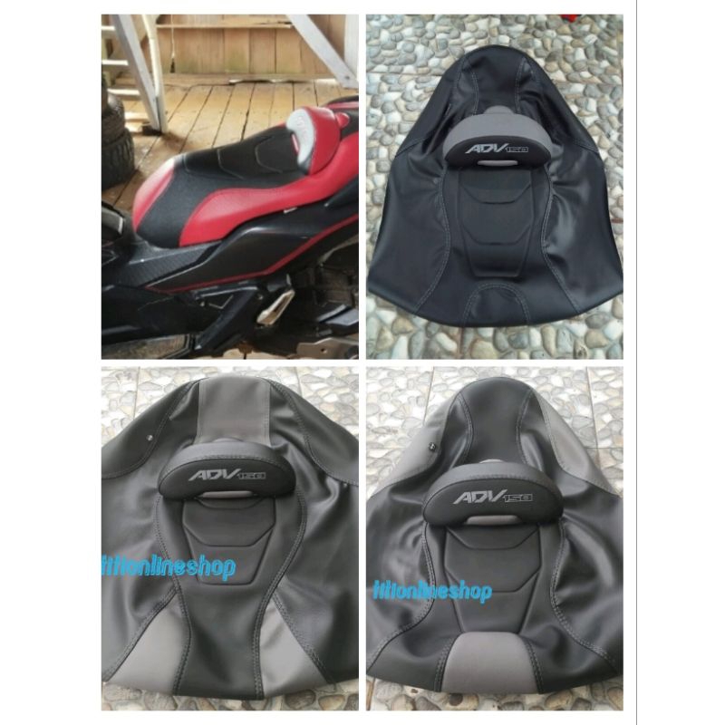 Kulit jok modifikasi custom untuk motor ADV 150 dan 160 cc aksesoris motor