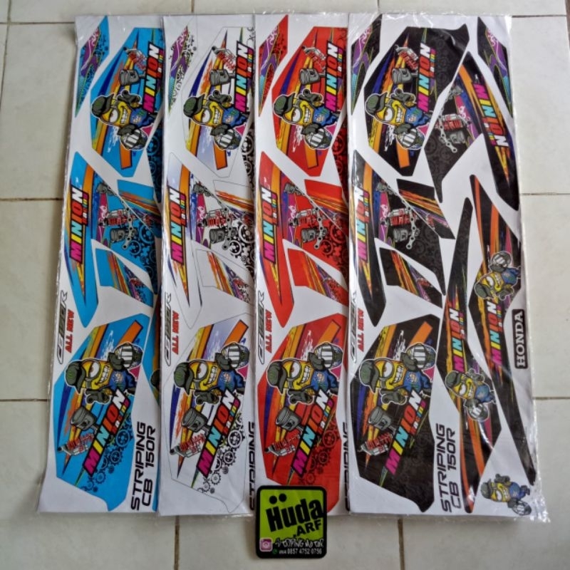 sticker motor variasi CB150 R new