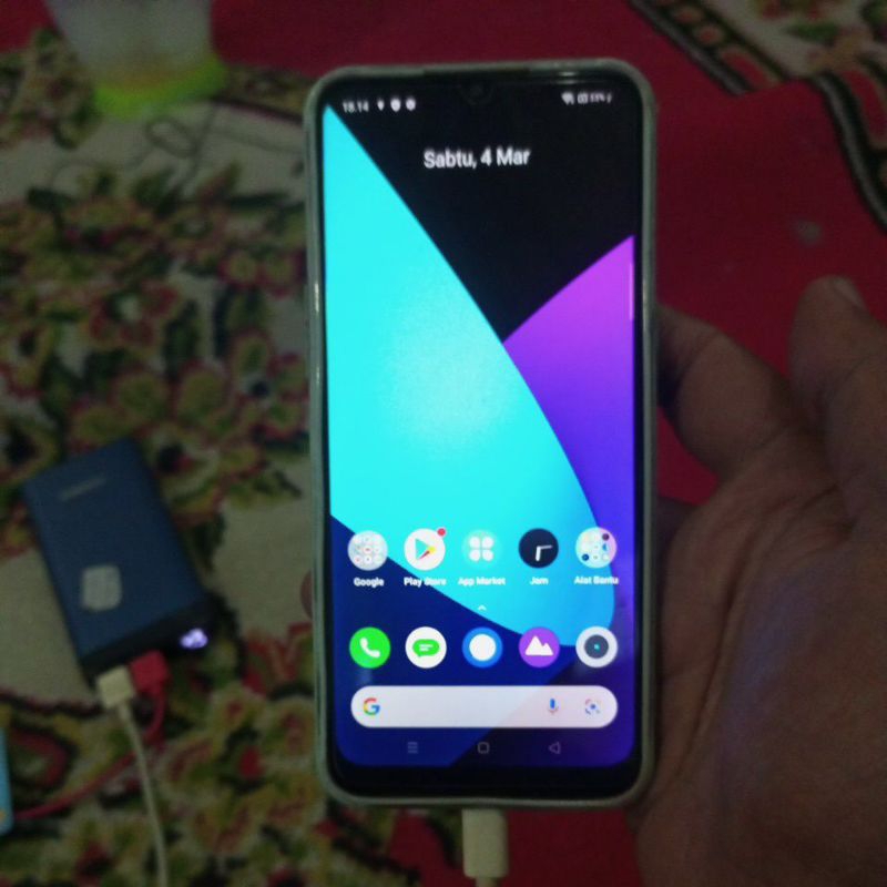 Jual hp seken realme 5i ram 4/64 nominus