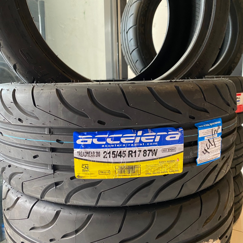 Jual Ban Balap Semi Slick Accelera 651 Ukuran 215 45 R17 Inch Baru 