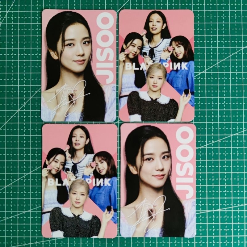 PHOTOCARD JISOO GROUP NO 5 & 6 OREO BLACKPINK