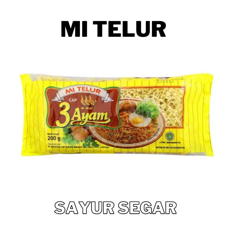 

SERBA 5K s/d 10K - MIE TELUR CAP 3 AYAM